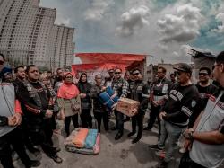 Bangun Citra Positif Bikers, Member Klub Motor MBIC dan MBI Baksos di Jakarta