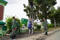 Korem 011/LW dan PT Aceh Link Pasang Wifi Gratis Lapangan Jenderal Sudirman