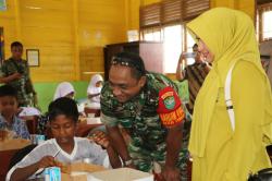 TNI Aceh Timur Dampingi Program Makan Bergizi Gratis