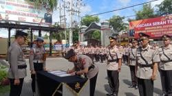 Polres Tulungagung Gelar Rotasi Jabatan, Sertijab Wakapolres dan Tiga Kapolsek