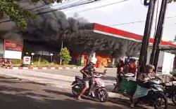 Mobil Terbakar Saat Isi Pertalite, SPBU Cuplik Nyaris Ludes 