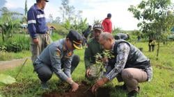 Brigade Tani Sejahtera Jayasena Peringati Hari Gerakan Menanam Sejuta Pohon di Garut