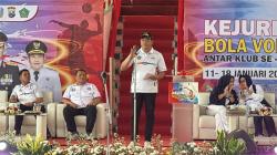 Plt. Bupati Sidoarjo Subandi Buka Kejuaraan Provinsi Bola Voli Indoor U-15