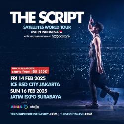 Promotor Color Asia Live dan Otello Asia Hadirkan The Script dan Hoobastank di The Script Satellites