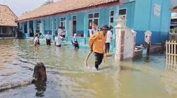 SDN Mayangan Terendam Banjir Rob, Aktivitas Belajar Dihentikan