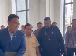 Prabowo Bertemu Aktor asal Amerika Serikat Steven Seagle, Begini Ceritanya!