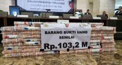 Ini Penampakan Rp 103,27 Miliar Hasil Kasus TPPU Judi Online Hotel Aruss Semarang