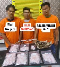 Melawan Saat Ditangkap, Bandar Narkoba digelandang Timsus Narkoba Polda Sumut