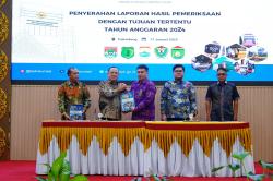 Serahkan LHP PT Petro Muba dan APBD 2024 ke Pj Bupati Muba, Ini Kesimpulan BPK Sumsel