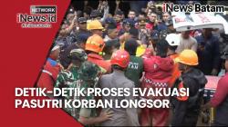 Detik-Detik Proses Evakuasi Pasutri Korban Longsor