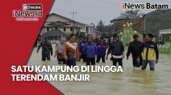 Satu Kampung di Lingga Terendam Banjir