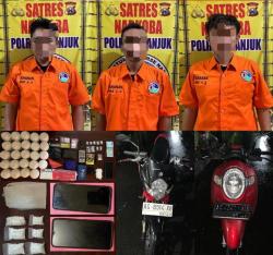 Polres Nganjuk Berhasil Gagalkan Peredaran Narkotika dan Okerbaya, Empat Pelaku Ditangkap