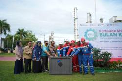 Kilang Pertamina Unit Balikpapan Gelar Upacara Pembukaan Bulan K3 Nasional