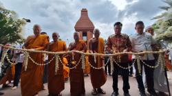 Hadirkan Suasana Kerajaan Sriwijaya dan Majapahit, 108 Bikkhu Resmikan Vihara Sukjai Sailendra Medan