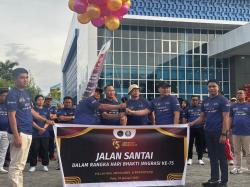 Jalan Santai dan Program Sosial Warnai Perayaan HBI Ke-75 di Kota Palu