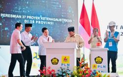 Presiden Prabowo Resmikan PLTA Jatigede Kapasitas 110 Megawatt di Sumedang