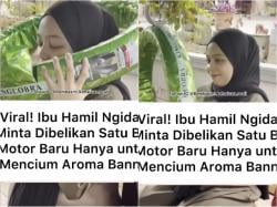 Viral Ibu Muda Ngidam Bau Ban Motor, Netizen: Anaknya Calon Penerus Rossi