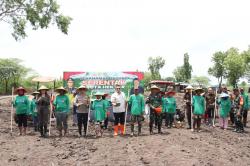 Polres Mojokerto Kota Tanam Jagung Bersama Pemkot, Ini Tujuannya