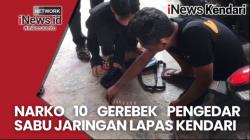 VIDEO: Tim Narko 10 Gerebek Terduga Pengedar Sabu Jaringan Lapas Kendari