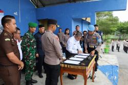 Penandatanganan Deklarasi Tolak Geng Motor, Polres Bateng Bakal Rutin Sosialisasi ke Sekolah