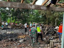 Kebakaran Rumah dan Kandang di Wirosari Grobogan, Duh Empat Ekor Sapi Ikut Terbakar