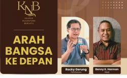 KNB Gelar Diskusi Arah Indonesia ke Depan, Rocky Gerung Soroti Kebijakan Pemerintah