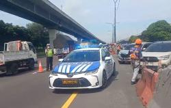 Urai Kepadatan, JTT Lakukan Contraflow di Tol Jakarta Cikampek Km 47 hingga Km 65