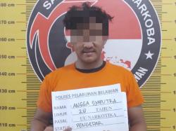 Pengedar Sabu Pematang Johar Diciduk Satnarkoba Polres Pelabuhan Belawan