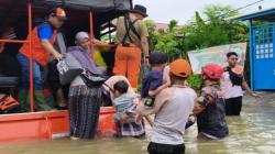 Curah Hujan Tinggi, Kota Samarinda Dikepung Banjir Warga Dievakuasi