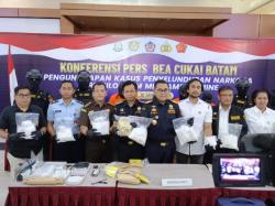 Bea Cukai Batam Gagalkan Penyelundupan Sabu 10,9 Kg, 4 Tersangka Ditangkap