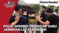 VIDEO: Polisi Gerebek Tempat Sabu, Pelaku Dapat Sabu dari Pamannya Napi Lapas Kendari