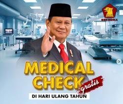 Gratis! Cara dapat Medical Check-Up dari Presiden Prabowo, Simak Syaratnya!