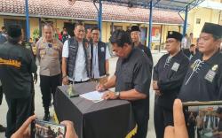 Kapolres Sragen Perkuat Perdamaian, Empat Perguruan Silat Sepakat Jaga Kondusifitas