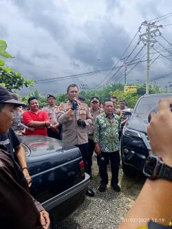 Unjuk Rasa di Polsek Way Tuba, Kapolres Way Kanan Minta Maaf Kepada Warga Pelayanan Belum Maksimal