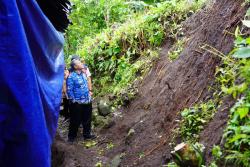 Longsor Hantam Tembok Rumah Warga di Jumo, BPBD Lakukan Mitigasi