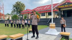 Wakapolres Way Kanan Beri Peringatan Keras Hindari Judol  Personel Polres