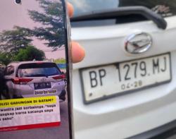 Terungkap, Pelat Nomor Mobil yang Digunakan Pria Mengaku Polisi di Batam Ternyata Palsu