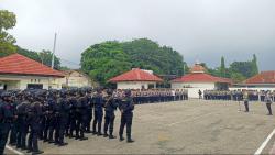 Polres Belu  Pertebal Pengamanan Jelang Putusan PHPU Pilkada, Mulai Akses Jalan hingga Kantor KPUD