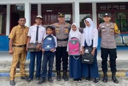 Kunjungi SMPN 1 Lubuk Batu Jaya., Polisi Minta Pelajar Hindari Narkoba dan Bully