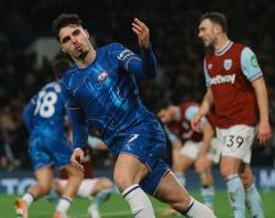 Hasil Liga Inggris: Chelsea Balik Keadaan, Menang Dramatis 2-1 atas West Ham 