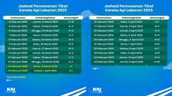 Jadwal Pemesanan Tiket Kereta Api Masa Angkutan Lebaran 2025