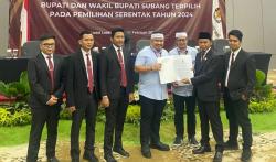 KPU Subang Tetapkan Reynaldy Putra dan Agus Masykur sebagai Bupati dan Wakil Bupati Subang 2025-2030