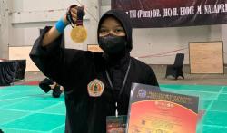 Keren! Mahasiswi Universitas Islam Depok Sabet Emas di Kejuaraan Silat Dunia