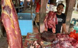 Jelang Meugang Ramadhan, Harga Daging Sapi dan Ayam di Aceh Utara Masih Stabil