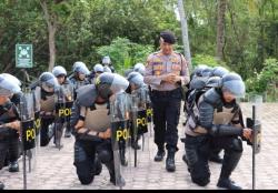 Sat Samapta Polres Pidie Jaya Gelar Latihan Dalmas, Perkuat Kesiapan Pengamanan Unjuk Rasa