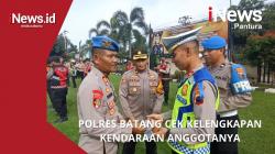 VIDEO – Polres Batang Cek Kelengkapan Surat Kendaraan Anggota