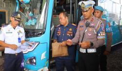 Operasi Keselamatan Lodaya 2025, Polres Ciamis Gelar Rampcheck Bus Pariwisata