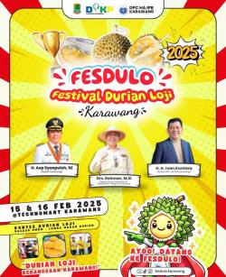 Segera Hadir Festival Durian Loji Karawang, Dimeriahkan Lomba dan Kontes Durian