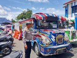 Satlantas Polresta Banyumas Tertibkan Odong-Odong dan Kendaraan Tak Sesuai Aturan