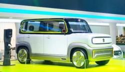 IIMS 2025: Suzuki Boyong Mobil Listrik Konsep Berdesain Unik eWX